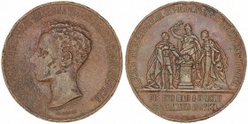 Alfonso XIII
Medalla. AE. 1902. Proclamación en Madrid, 17 Mayo 1902. Grabador B. Maura. 95.34g. 60.00mm. H.4. Golpes y marcas. (MC/BC-).