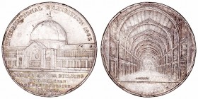 Medalla. AR. 1862. International Exhibition. H. Uhlhorn, Prusia. Grabador J. Wiener. 36.36g. 41.00mm. Kamp 158. Golpecitos en canto. Rara. (MBC-).