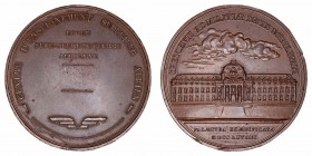 Medalla. AE. Ecole Superieure de Guerre, Arienne. 1973 (en el canto). 65.00mm. Golpes en canto. (MBC).