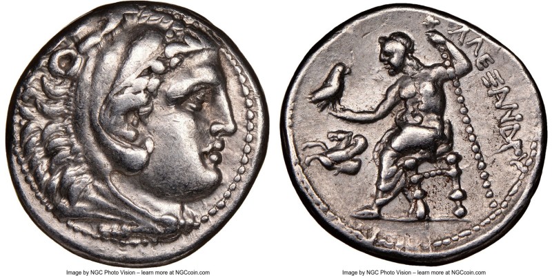 MACEDONIAN KINGDOM. Alexander III the Great (336-323 BC). AR tetradrachm (26mm, ...