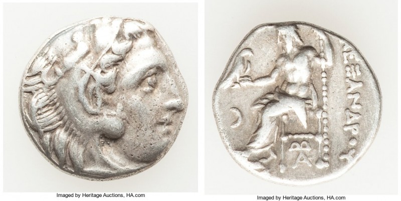 MACEDONIAN KINGDOM. Alexander III the Great (336-323 BC). AR drachm (17mm, 3.89 ...