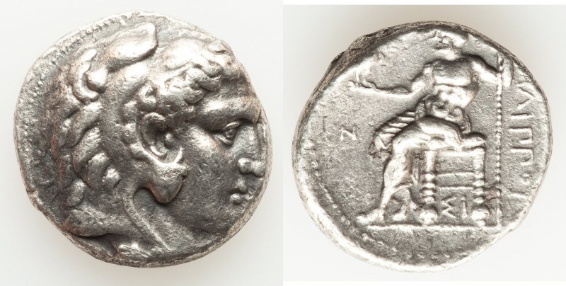 MACEDONIAN KINGDOM. Philip III Arrhidaeus (323-317 BC). AR tetradrachm (25mm, 16...