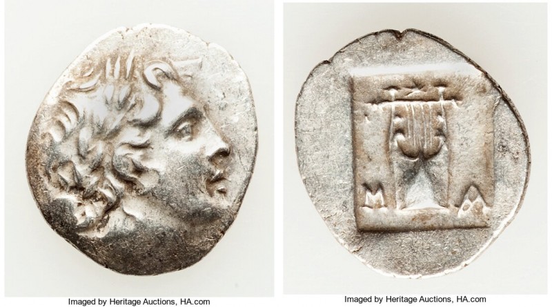 LYCIAN LEAGUE. Masicytes. Ca. 48-20 BC. AR hemidrachm (15mm, 1.79 gm, 11h). Choi...