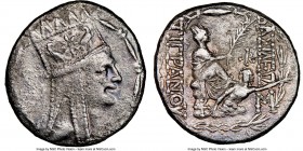 ARMENIAN KINGDOM. Tigranes II the Great (95-56 BC). AR tetradrachm (27mm, 15.24 gm, 1h). NGC Choice VF 5/5 - 2/5. Tigranocerta, ca. 80-68 BC. Diademed...