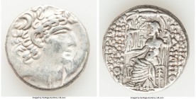 SELEUCID KINGDOM. Philip I Philadelphus (ca. 95/4-76/5 BC). Aulus Gabinius, as Proconsul (57-55 BC). AR tetradrachm (25mm, 15.50 gm, 1h). About VF. Po...