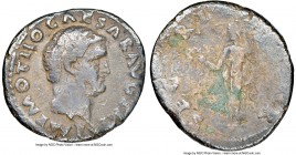 Otho (January-April AD 69). AR denarius (19mm, 3.12 gm, 5h). NGC Fine 4/5 - 1/5, bent. Rome. IMP OTHO CAESAR AVG TR P, bare, bewigged head of Otho rig...