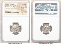 Hadrian (AD 117-138). AR denarius (19mm, 3.13 gm, 5h). NGC Choice AU 5/5 - 3/5. Rome, AD 125-128. HADRIANVS-AVGVSTVS, laureate bust of Hadrian right, ...