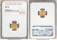 Republic gold 2 Colones 1915-(P) MS66 NGC, Philadelphia mint, KM139. Mintage: 5,000. 

HID09801242017

© 2020 Heritage Auctions | All Rights Reser...