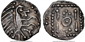 Early Anglo-Saxon Period. Secondary Sceat ND (690-715) AU55 NGC, S-791. 12mm. 1.14gm. 

HID09801242017

© 2020 Heritage Auctions | All Rights Rese...
