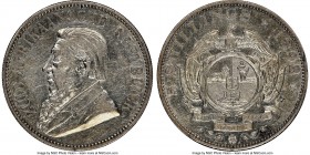 Republic "Double Shaft" 5 Shillings 1892 AU Details (Reverse Cleaned) NGC, Berlin mint, KM8.2. Mintage: 4,327. Scarce one year type. 

HID0980124201...