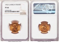 Elizabeth II gold Proof Pound 1953 PR66 NGC, KM54. Mintage: 4,000. First year of type. AGW 02355 oz. 

HID09801242017

© 2020 Heritage Auctions | ...