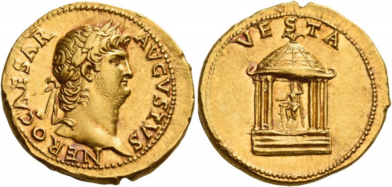 Nero augustus, 54 – 68 
Aureus circa 65-66, AV 7.36 g. NERO CAESAR – AVGVSTVS L...