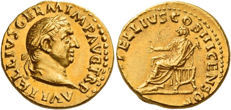 Vitellius, 2nd January – 20th December 69 
Aureus late April-December 69, AV 7....