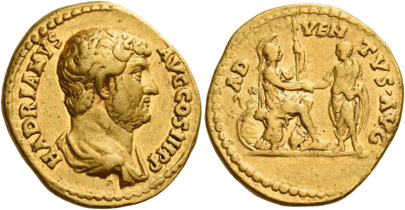 Hadrian augustus, 117 – 138 
Aureus 133-135, AV 7.39 g. HADRIANVS – AVG COS III...