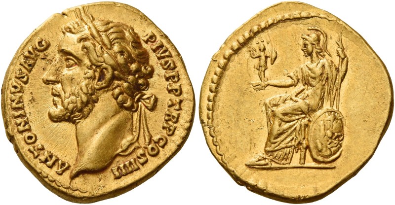 Antoninus Pius augustus, 138 – 161 
Aureus 145-161, AV 7.26 g. ANTONINVS AVG – ...