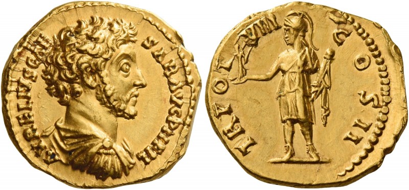 Marcus Aurelius caesar, 139 – 161 
Aureus 153-154, AV 7.09 g. AVRELIVS CAE – SA...
