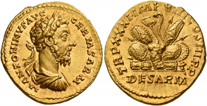Marcus Aurelius augustus, 161 – 180 
Aureus 176-177, AV 7.22 g. M ANTONINVS AVG...