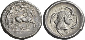 A Very Important Series of Coins of Syracuse mostly from a Distinguished European Collector 
Tetradrachm circa 480-478, AR 17.36 g. Slow quadriga dri...