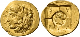 A Very Important Series of Coins of Syracuse mostly from a Distinguished European Collector 
Tetradrachm or 20 litrae circa 405-400, AV 1.16 g. ΣY – ...