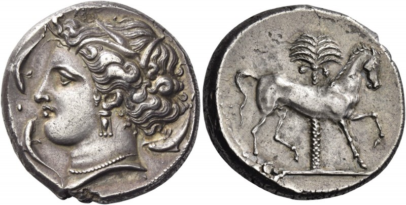 The Carthaginians in Italy, Sicily, Sardinia and North Africa 
Tetradrachm, unc...