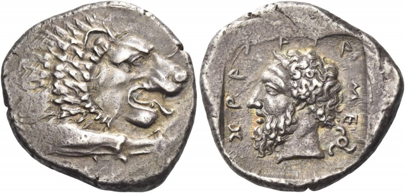 Mithrapata, circa 380 – 375 
Stater circa 380-375, AR 9.73 g. Forepart of a roa...