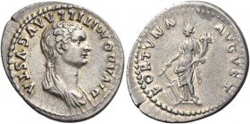 Diva Domitilla the younger, daughter of Vespasian and sister of Domitian 
Denarius 82-83, AR 3.52 g. DIVA DOMITILLA AVGVSTA Draped bust r., hair in l...