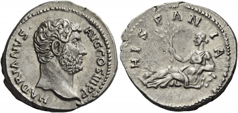 Hadrian augustus, 117 – 138 
Denarius circa 130-133, AR 3.79 g. HADRIANVS – AVG...