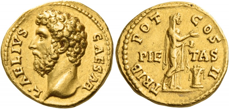 Aelius caesar, 136 – 138 
Aureus 137, AV 7.09 g. L·AELIVS – CAESAR Bare head l....