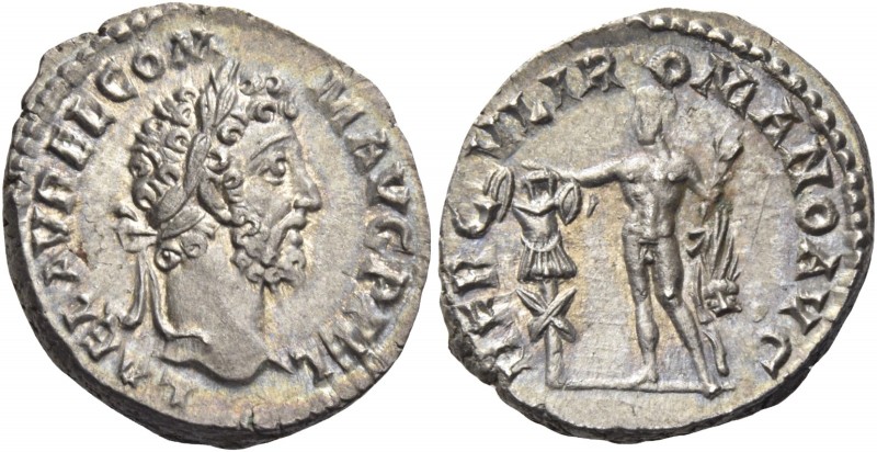 Commodus augustus, 177 – 192 
Denarius 191-192, AR 3.08 g. L AEL AVREL COM – M ...