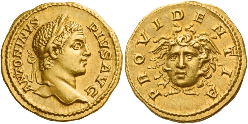 Caracalla Augustus, 198 – 211 
Aureus circa 207, AV 7.28 g. ANTONINVS – PIVS AV...