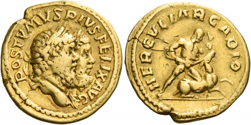 Postumus, 260 – 269 
Aureus circa 260-269, AV 6.05 g. POSTVMVS PIVS FELIX AVG J...