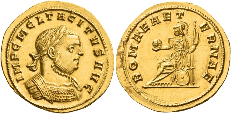 Tacitus, 275 – 276 
Aureus 275-276, AV 4.76 g. IMP C M CL TACITVS AVG Laureate ...