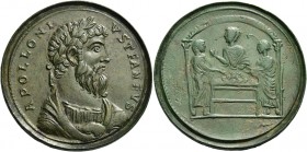 Valentinian I, 364 – 375 
Contorniate circa 364-375, Æ 26.28 g. APOLLONI – VS TF (sic) ANEVS Laureate and bearded bust of Apollonius of Tyana r., see...
