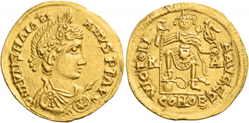 Majorian, 457 – 461 
Solidus, uncertain mint in Gaul and possibly struck by the...