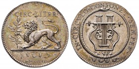 Jeton, Cercle Litteraire de Lyon, 1809, AG 10.64 g. 30.4 mm par Merciè
Ref : Bramsen 914, Julius 2208, Essling 1953
Superbe
