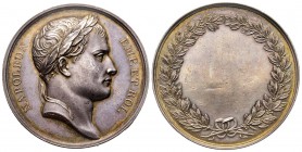 Médaille Prix, Paris, 1810,AG 34.24 g. 40.5 mm par Andrieu
Avers : NAPOLEON EMP ET ROI
Revers : Couronne de laurier
Ref : Bramsen 1082
Superbe