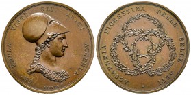 Academie de Florence, 1813, AE 39.59 g. 45.1 mm par Siries
Ref : Julius 2569, Essling 2500, Turricchia 834
FDC