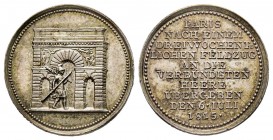 Occupation de Paris, 1815, AG 2.13g. 18.7 mm
Ref : Bramsen 1671 (InDite), Julius 3400
presque FDC