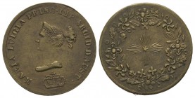 Maria Luisa 1815-1847 
Gettone, ND, AE 1.86 g. 22 mm
Conservation : Superbe