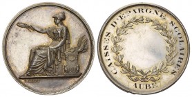 Frankreich O.J um 1850 Verdienstmedaille in Silber Schöne Patina 37.6g Silber 36mm besser als vorzüglich