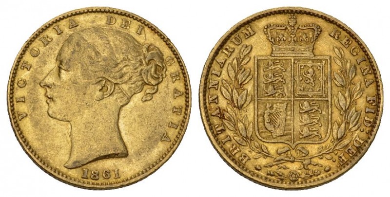 ENGLAND FÜR AUSTRALIEN Victoria 1837-1901 Sovereign 1861, Sydney (7,95 g), KM:4,...