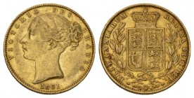ENGLAND FÜR AUSTRALIEN Victoria 1837-1901 Sovereign 1861, Sydney (7,95 g), KM:4, Fr:10 Gold sehr schön