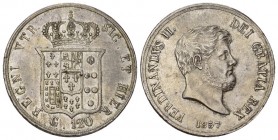 NEAPEL Ferdinand II. von Bourbon, 1830-1859. 120 Grana 1857, Neapel.
Dav. 175, Pagani 223, Fabrizi 503/6 vorzüglich
