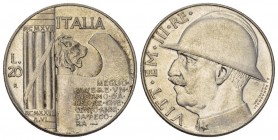 ITALIEN. Königreich. Vittorio Emanuele III. 1900-1946. 20 Lire 1928 / Anno VI R, Roma. 15.05 g. Mont. 67. Pagani 673 bis vorzüglich