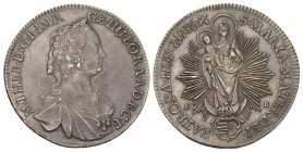 RDR / Österreich 1756 1/2 Taler in Silber 13.95g Kremnitz Husar 1687 
sehr schön bis vorzüglich