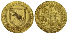 SPANIEN. Königreich. Juan II. 1406-1454. Dobla de la banda o. J., Sevilla. 4.54 g. Cayon 1515. Fr. 112. bis vorzüglich