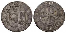 Genf 1558 3 Sols in Silber HMZ 2-301d sehr seltenes Stück 
bis sehr schön