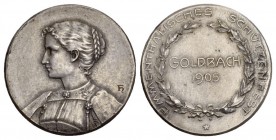 Bern Goldbach 1905 Emmentaler Schützenfest Silber 6.4g selten 25mm Ri: 255a sehr schön bis vorzüglich