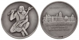 Bern Silbermedaille 1948. Burgdorf. XI. Eidgenössisches Kleinkaliberschützenfest. 8.93 g. Richter vgl. 348b. Vorzüglich.