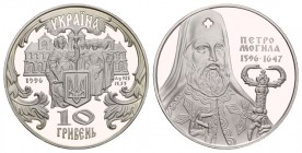 Ukraine 1996 10 Hryven in Silber 16.81g selten nur 5`000 Stk in Proof